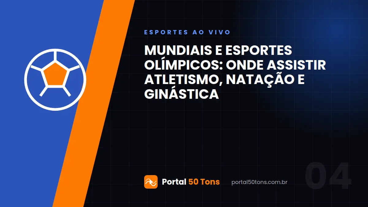 Mundiais e esportes olímpicos: onde assistir atletismo, natação e ginástica