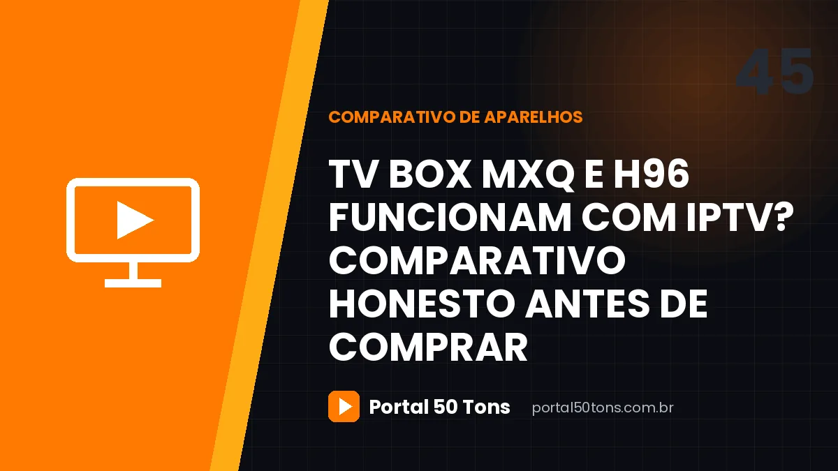 TV Box MXQ e H96 funcionam com IPTV? Comparativo honesto antes de comprar
